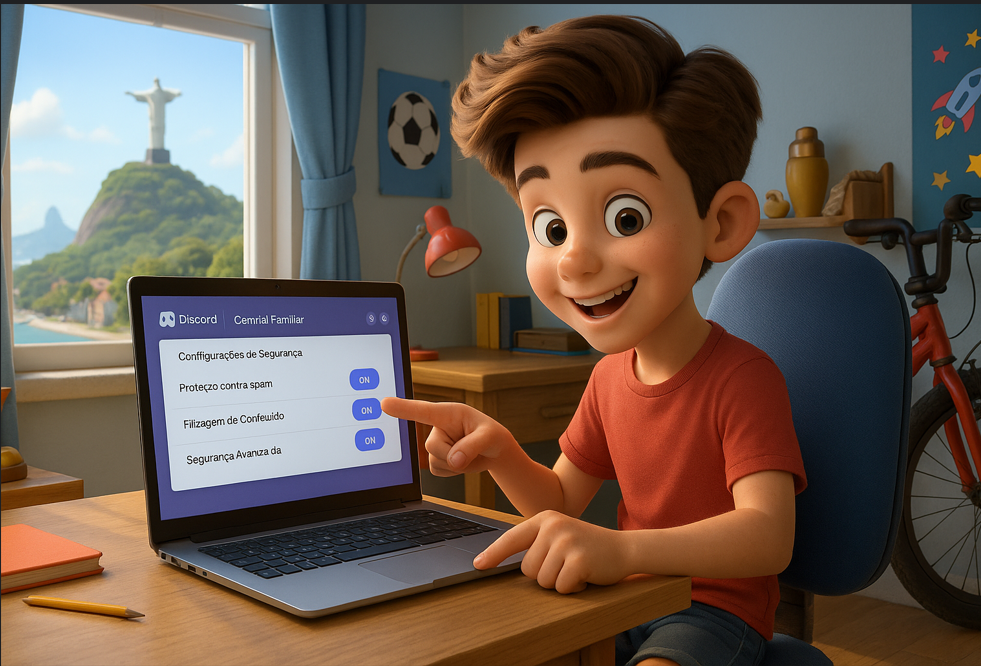 Léo e os Segredos do Discord Seguro
