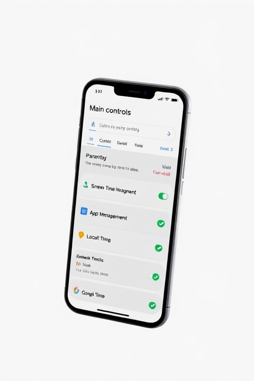 Interface do Google Family Link